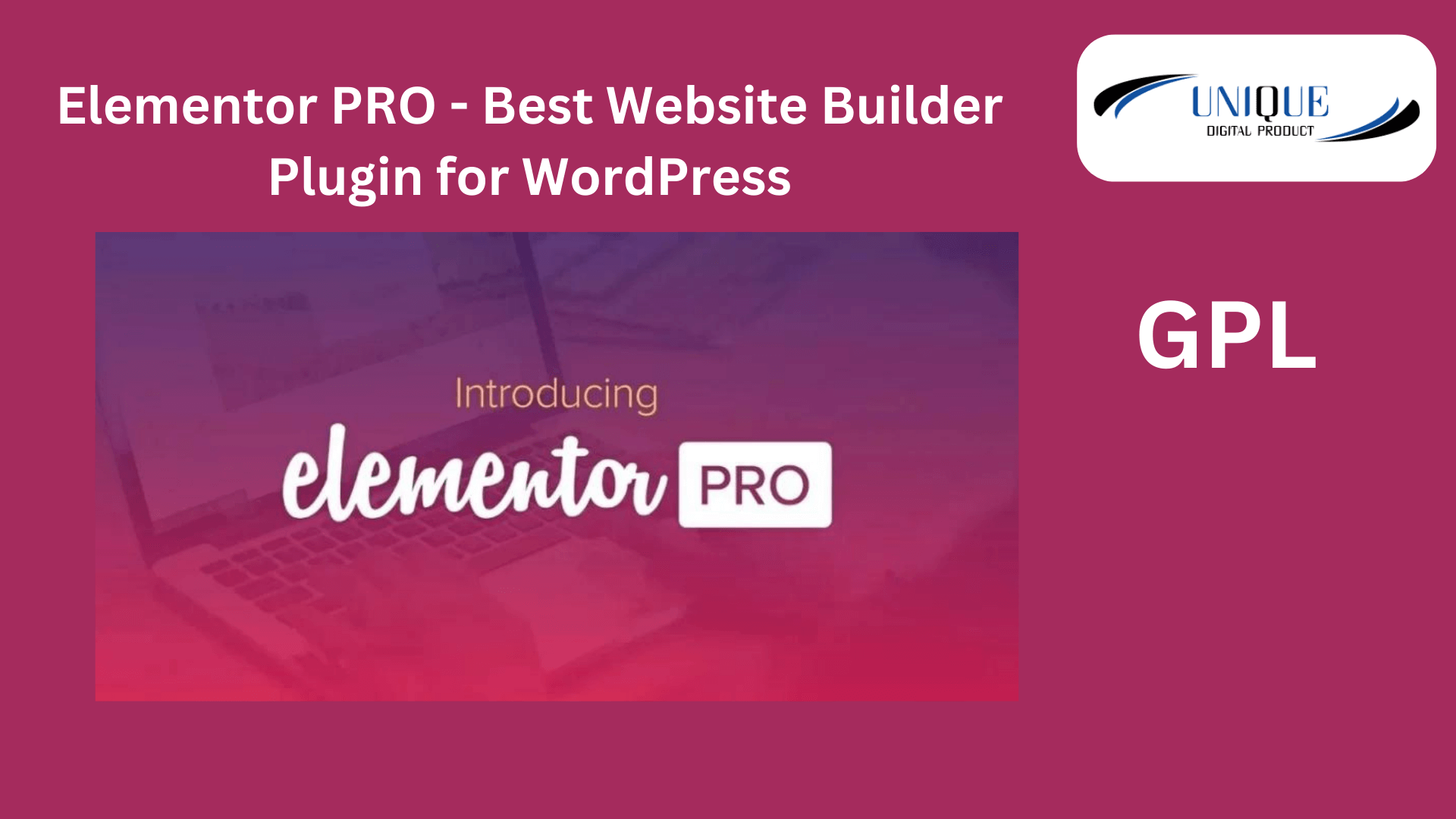 Elementor PRO - Best Website Builder Plugin for WordPress